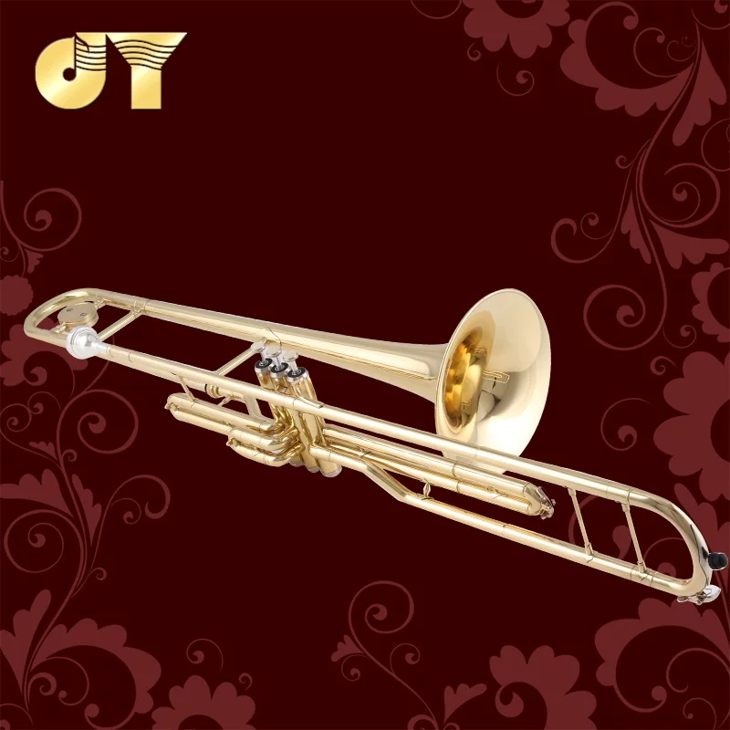 金音乐器 立键长号 降B调 JYTB-E120G 漆金