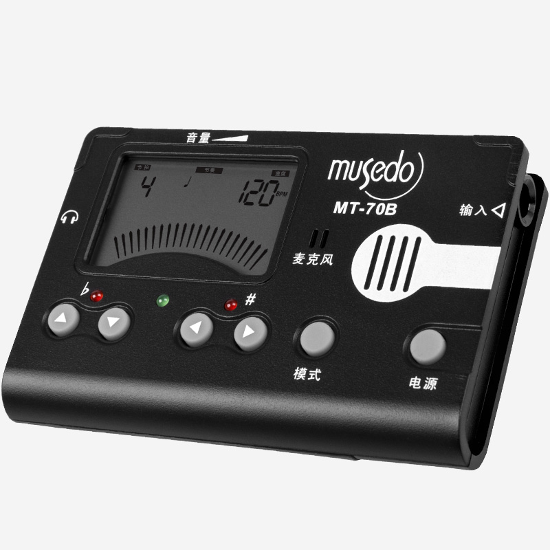 Musedo妙事多MT70B古筝专用校音器节拍定音三合一电池款