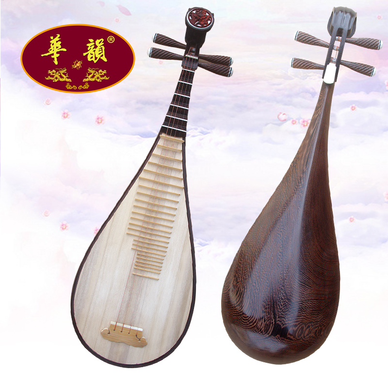 华韵黑鸡翅木清抛光琵琶