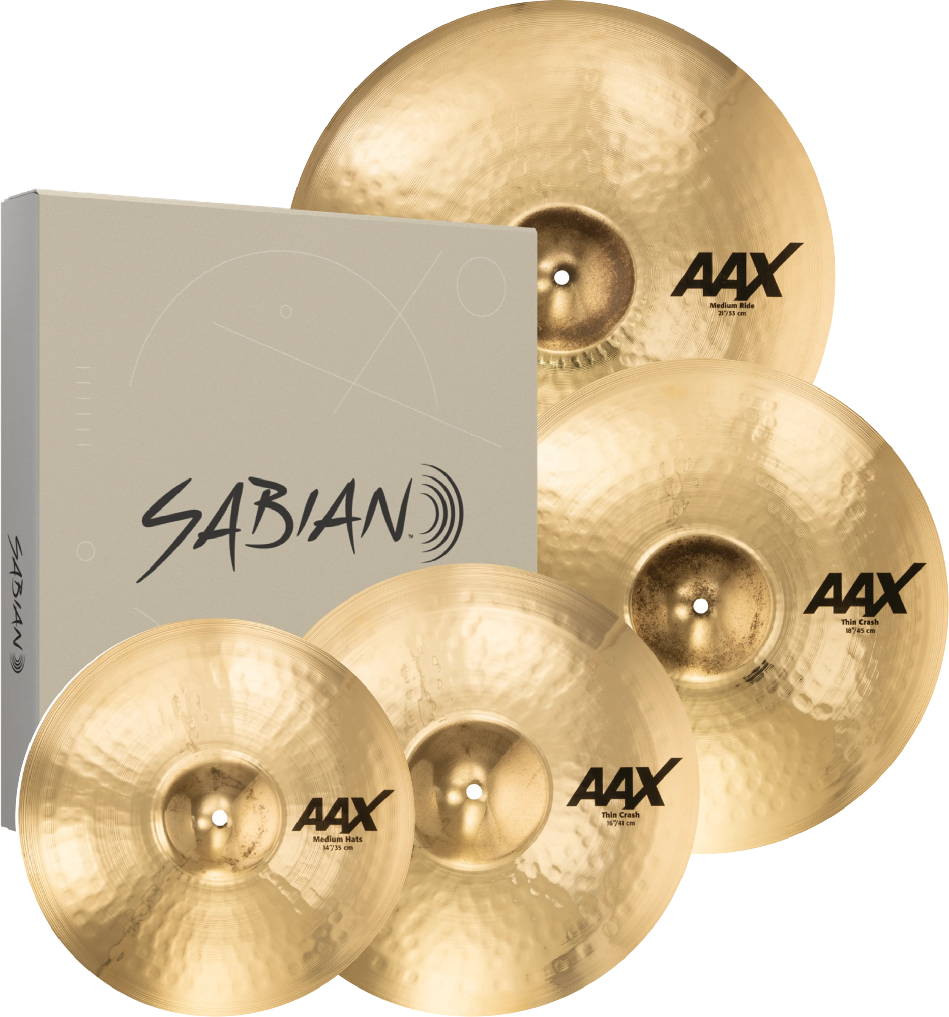 SABIAN AAX系列套镲 5片装 沙宾镲片
