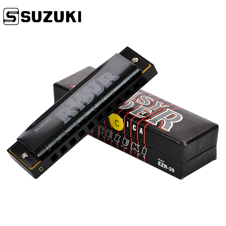 SUZUKI（铃木）EZR-20十孔布鲁斯口琴10孔蓝调EASY RIDER