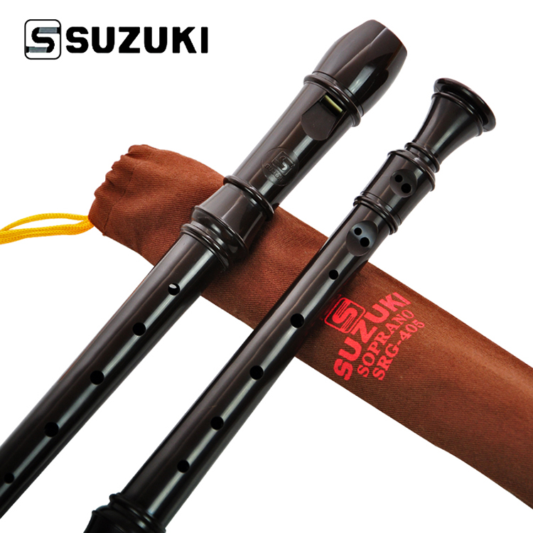 SUZUKI（铃木）八孔德式高音竖笛8孔SRG-405