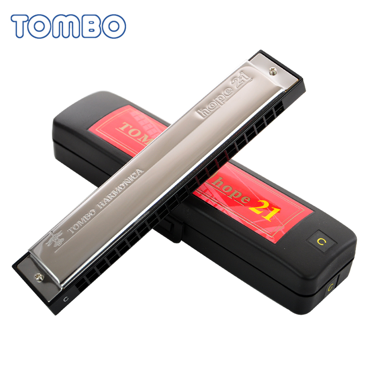 TOMBO（通宝）6621口琴21孔复音HOPE 21