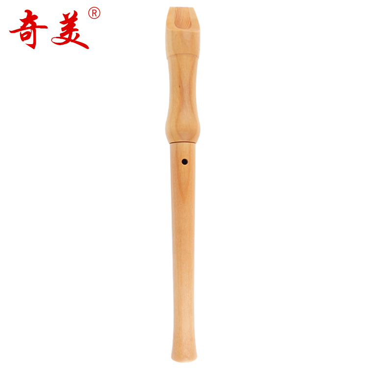 奇美木质竖笛8孔德式英式小学生专用音乐课乐器高音笛子