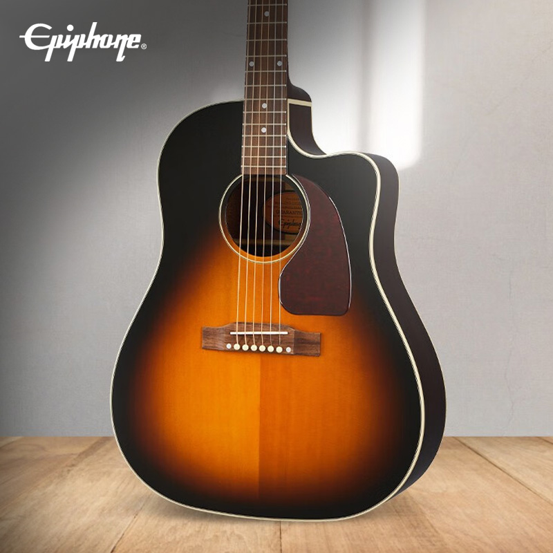 Epiphone易普锋全单J-45 Standard EC民谣木吉他