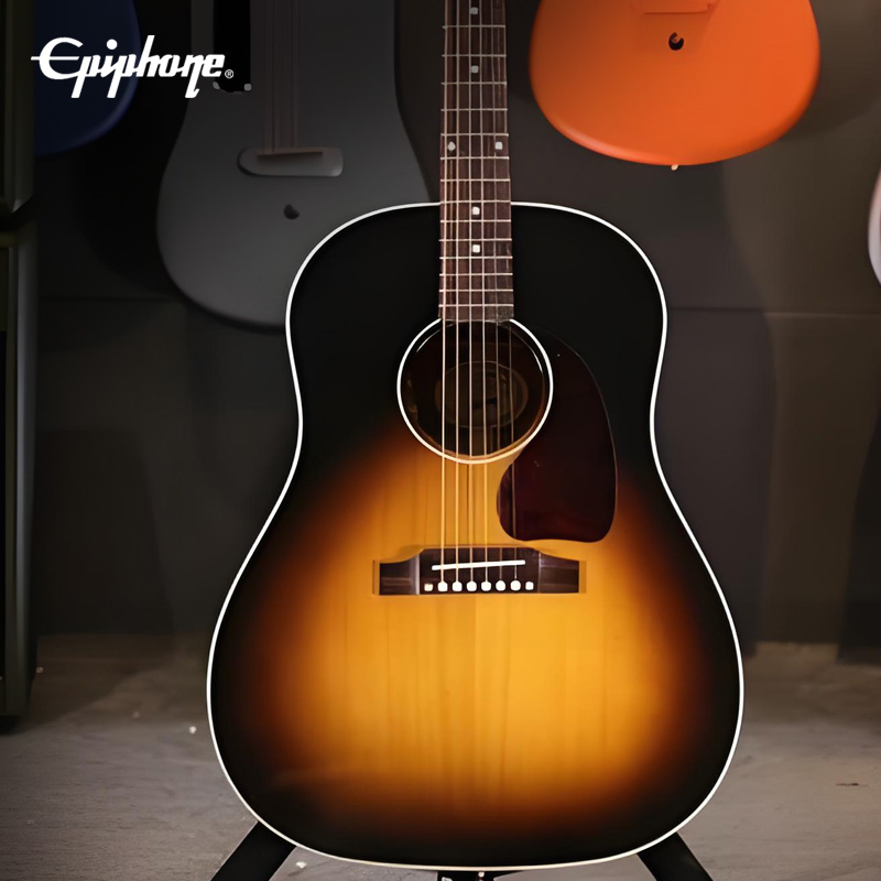 Epiphone易普锋全单J-45 Standard原声电箱民谣木吉他