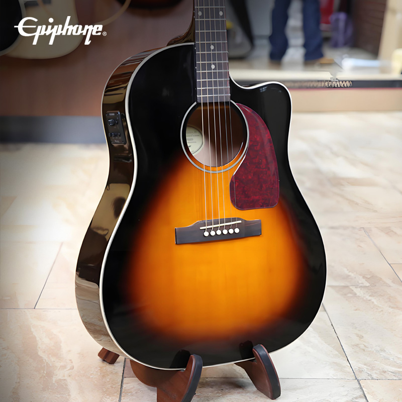 Epiphone易普锋 J-45 Studio EC 印尼产电吉他