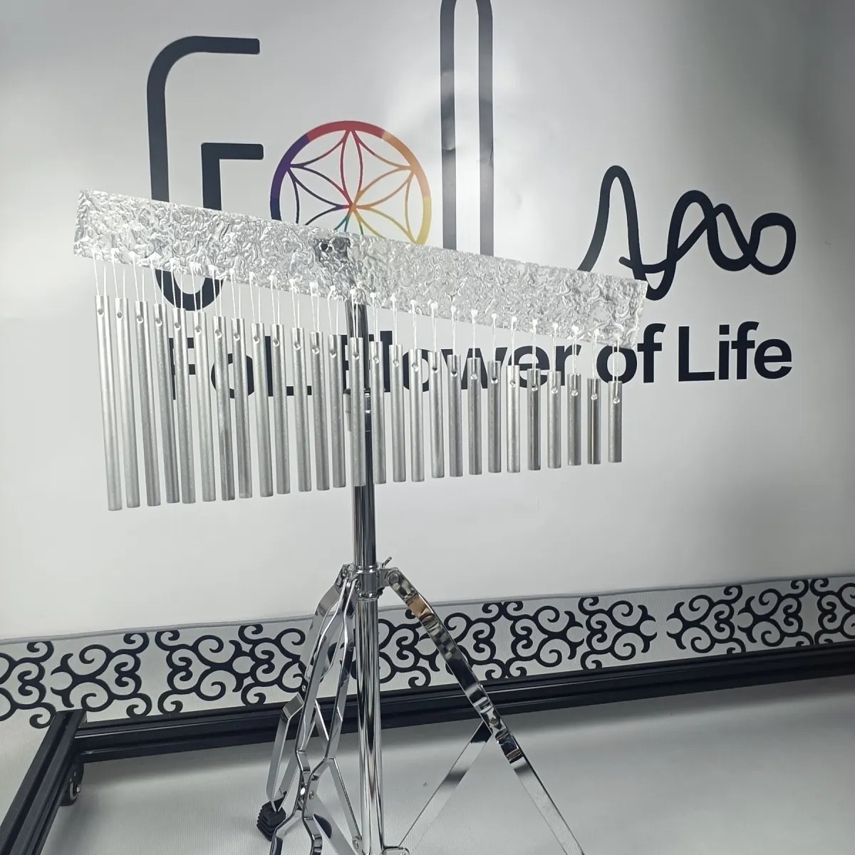 FoL弗欧露水晶音束风铃27音手持风铃音束乐器