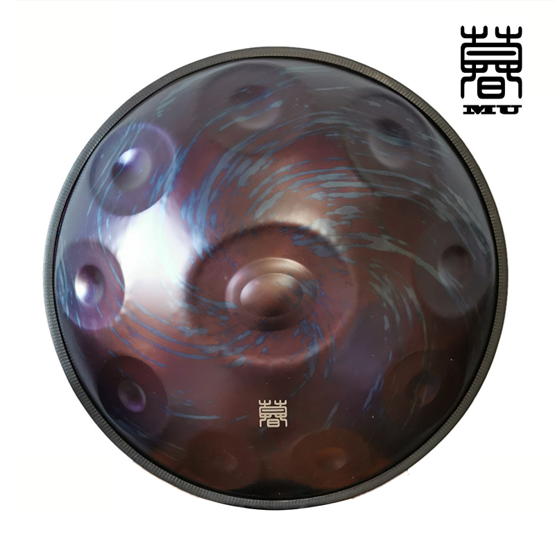 MU暮牌氮化钢10音手碟鼓专业级静心打鼓疗愈音乐打击乐器